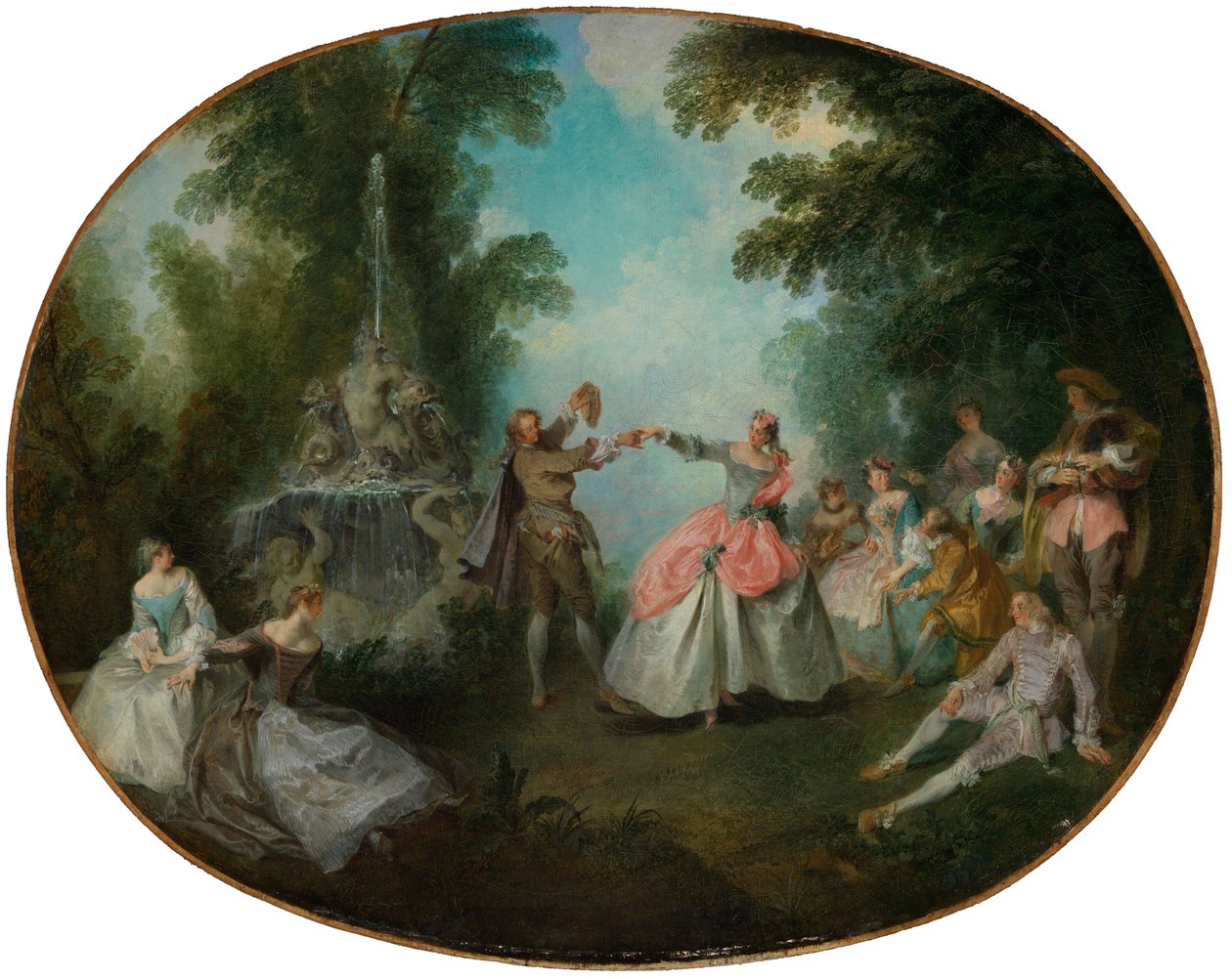 Menuet autorstwa Nicolas Lancret