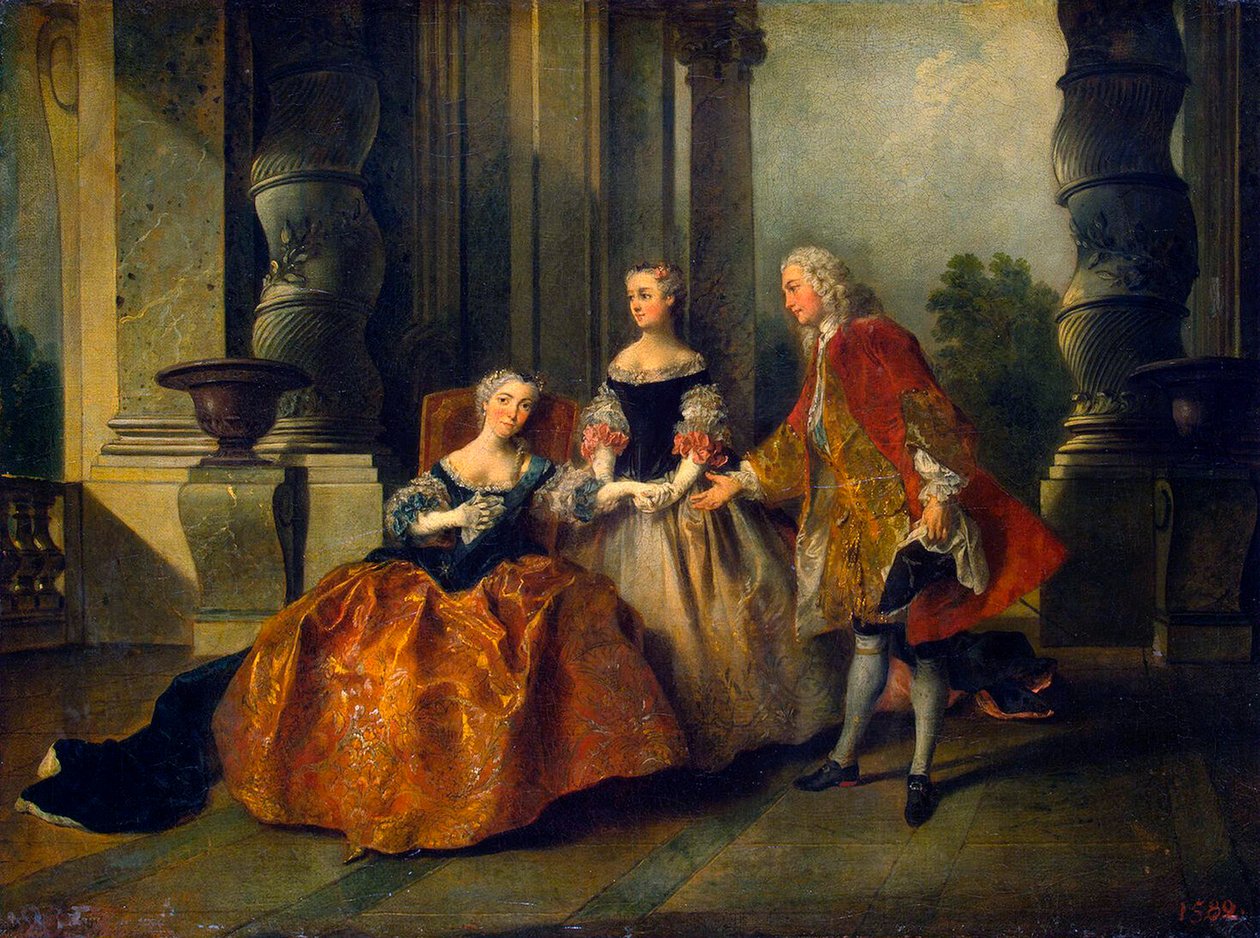 Scena z tragedii Le Comte d
