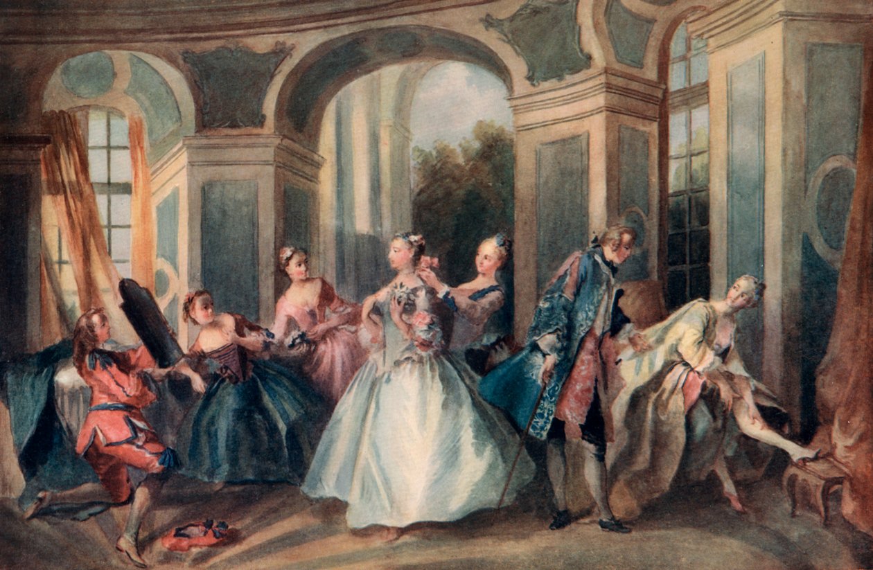 Wiek człowieka, młodość, 1730-1735 1912. autorstwa Nicolas Lancret