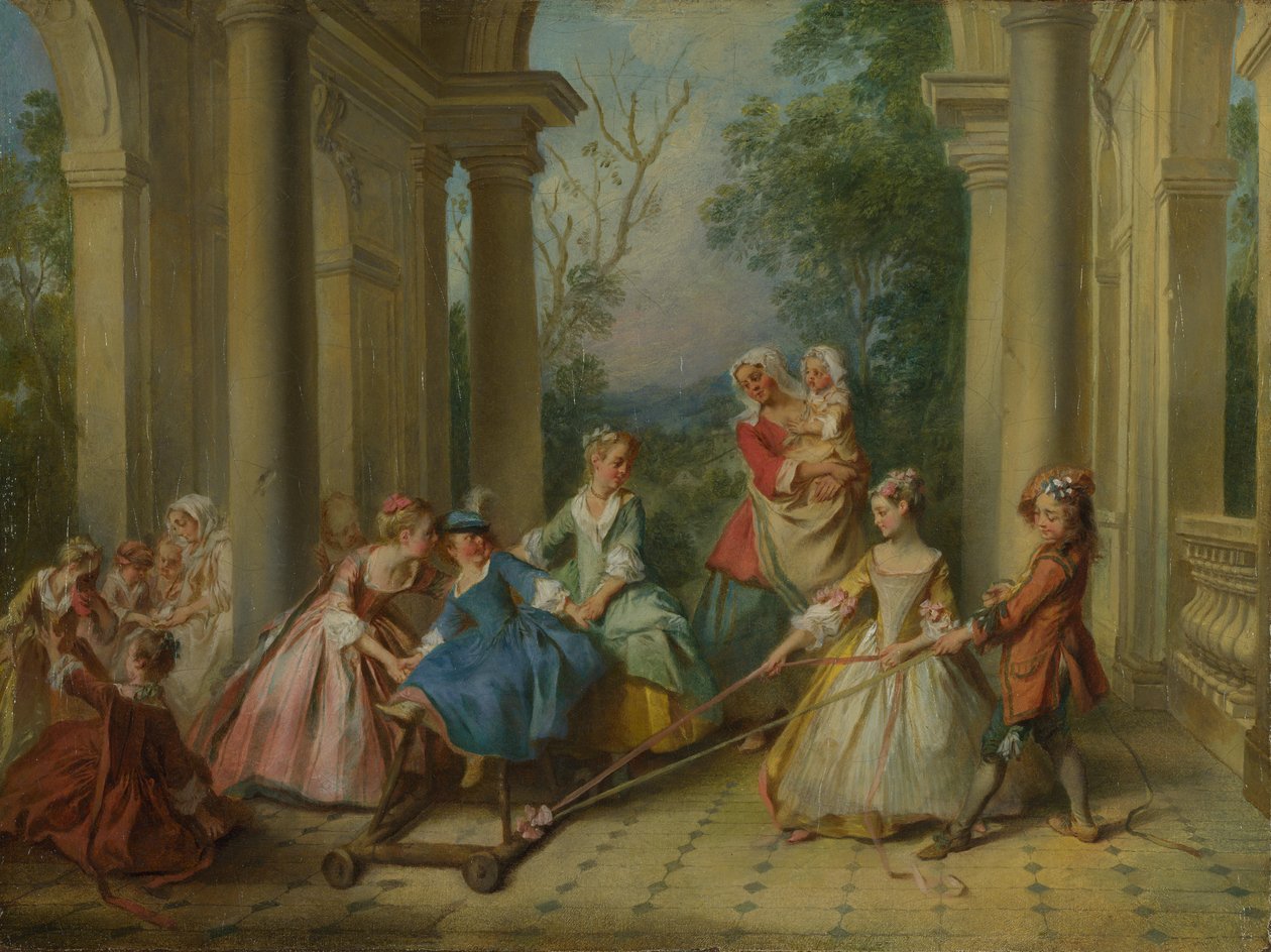 Cztery wieki człowieka: dzieciństwo, ok. 1735 autorstwa Nicolas Lancret