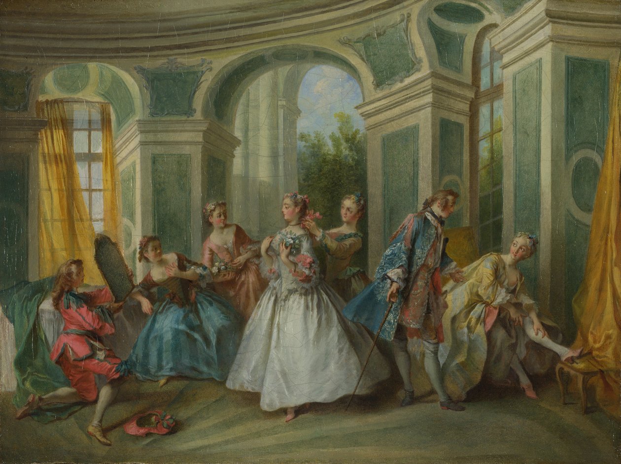 Cztery wieki człowieka: młodość, ok. 1735 autorstwa Nicolas Lancret