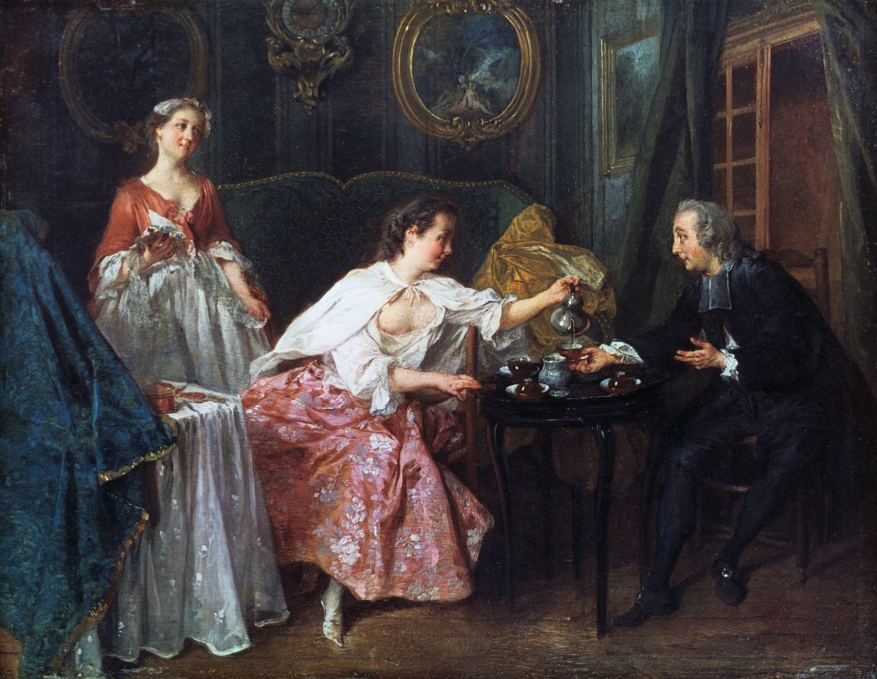 Cztery pory dnia: rano 1739 autorstwa Nicolas Lancret