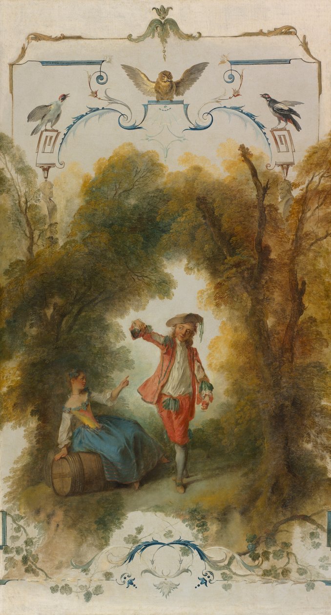 Winnica, ok. 1723-27 (olej na płótnie) autorstwa Nicolas Lancret