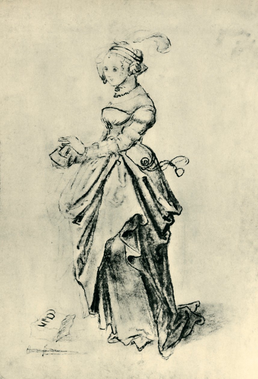 Młoda kobieta, początek XVI wieku, 1943. autorstwa Nicolas Manuel Deutsch