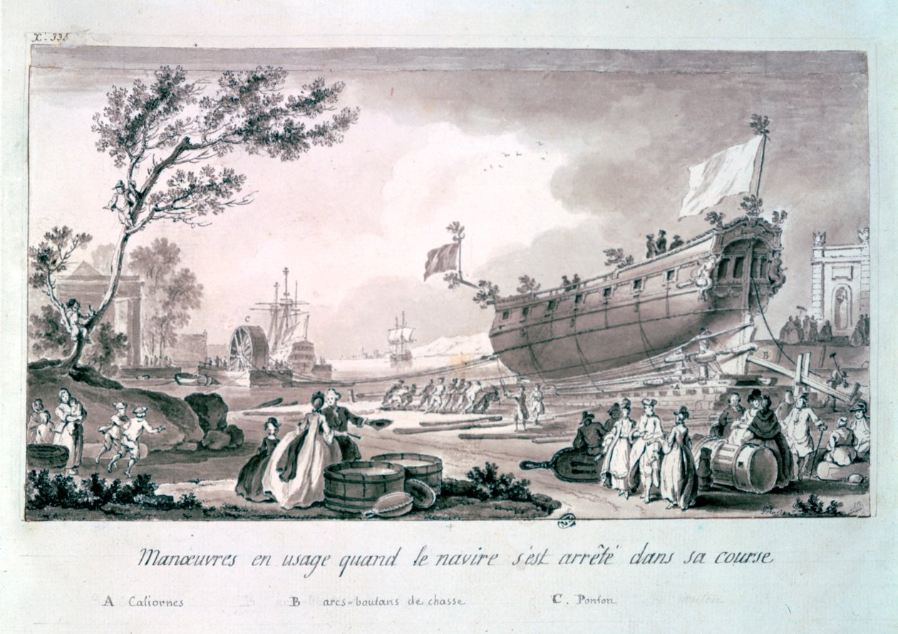 Bez tytułu, c1750-1810 autorstwa Nicolas Marie Ozanne