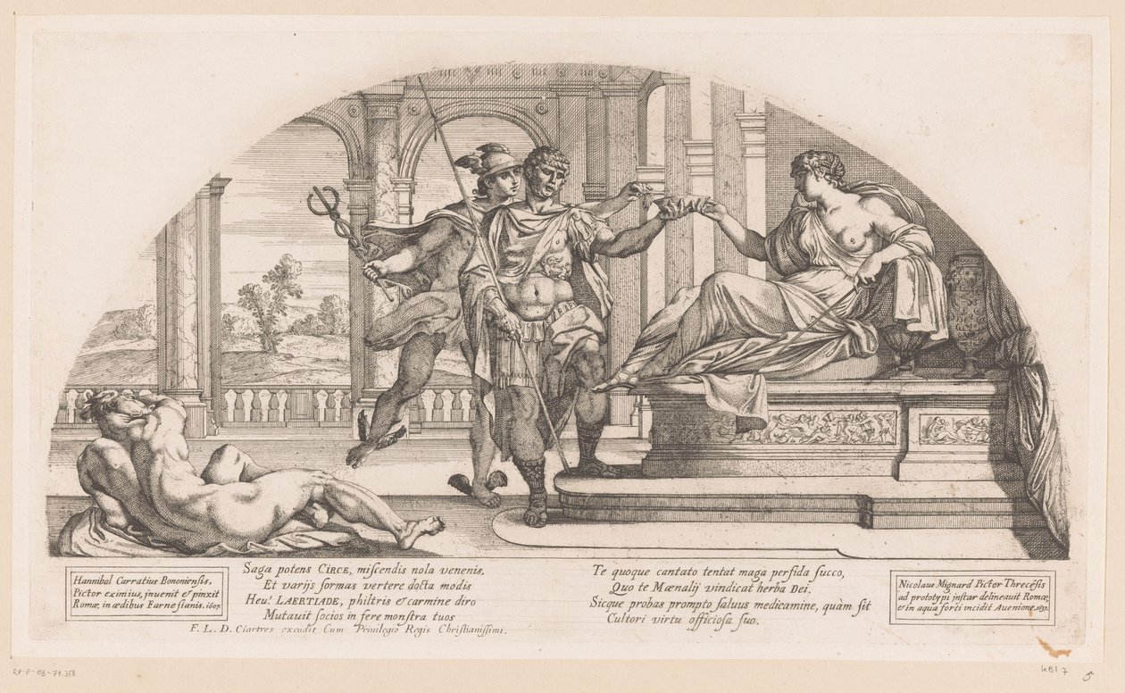 Odyseusz z Kirke Historie z Odysei (tytuł serii) autorstwa Nicolas Mignard