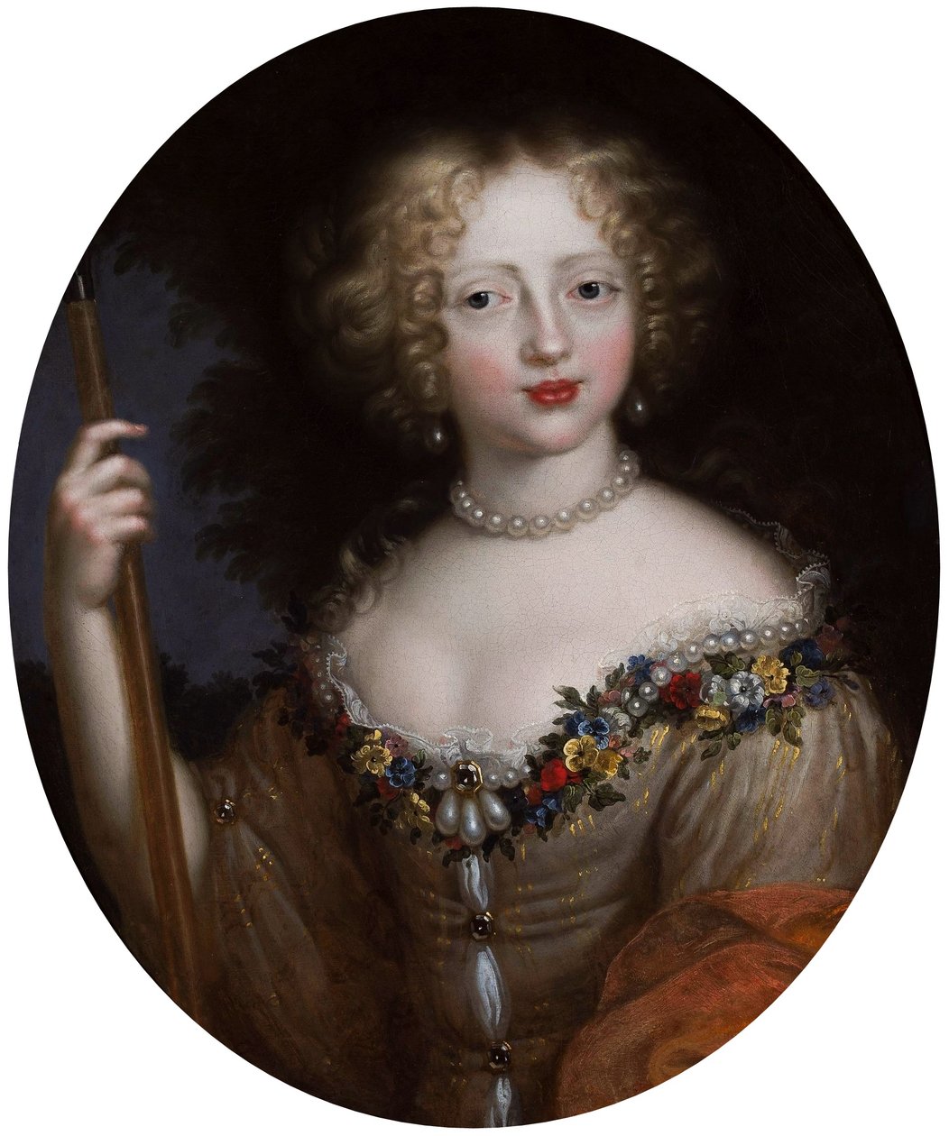 Portret Heleny Tekli Lubomirskiej z Ossolińskich jako Flory. autorstwa Nicolas Mignard