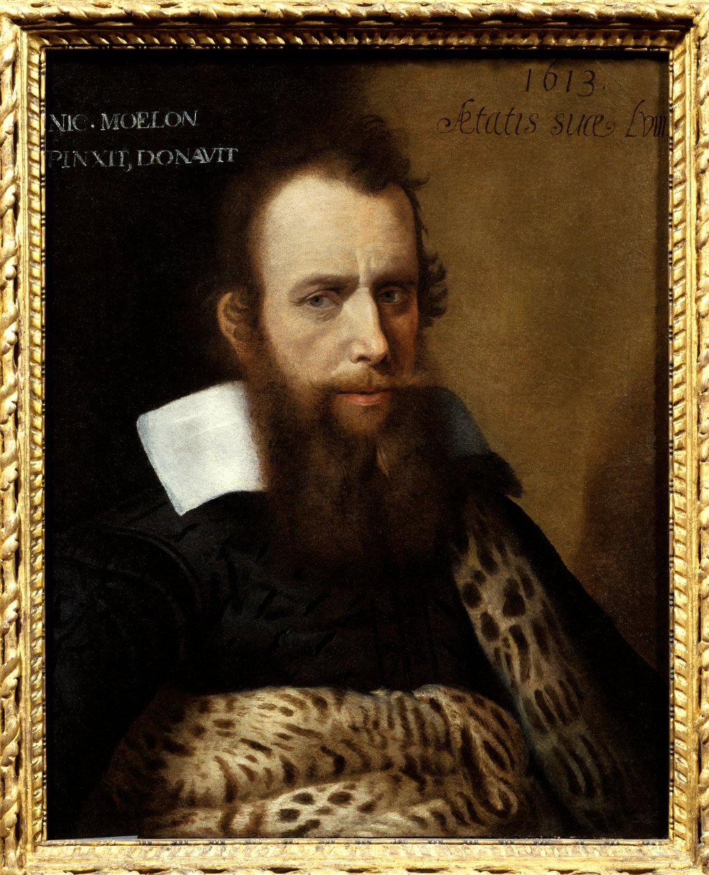 Portret Eustachego de La Salle. Obraz Nicolasa Moillona (lub Moelona, ​​około 1550-1619) autorstwa Nicolas Moillon