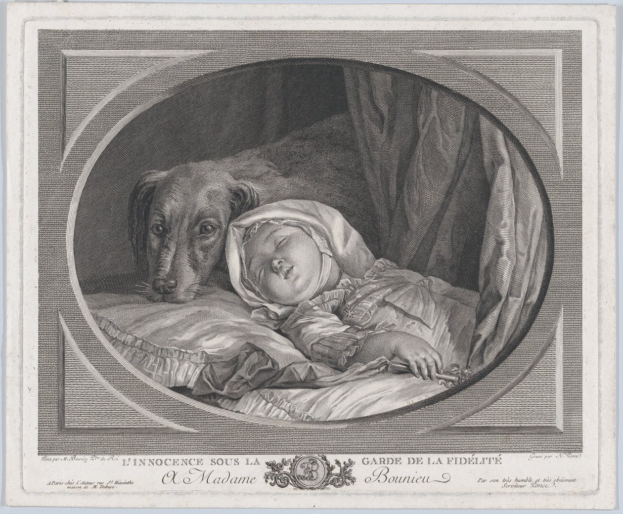 Niewinność strzeżona przez wierność, 1761-1831., 1761-1831. autorstwa Nicolas Ponce