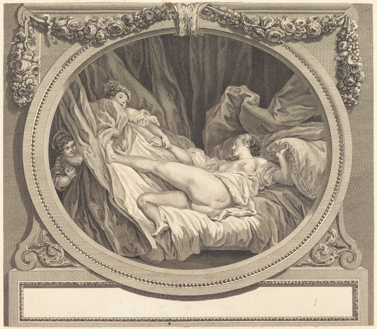 Szklanka wody autorstwa Nicolas Ponce after Jean Honoré Fragonard