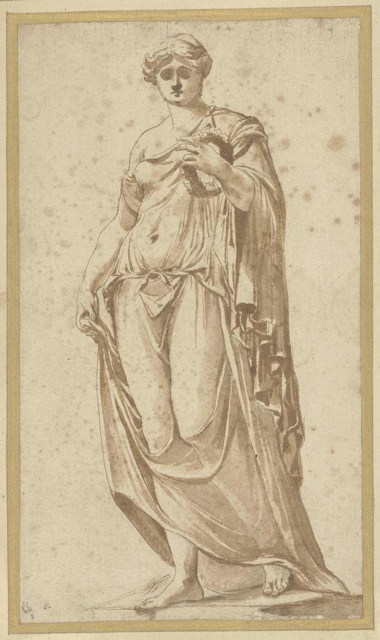 Flora Farnese widziana z przodu autorstwa Nicolas Poussin (possibly)