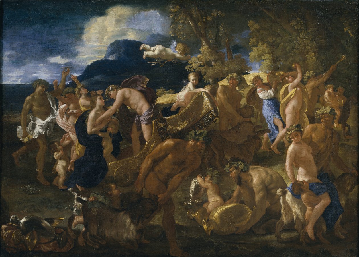 Bachanalia, 1625-1626 autorstwa Nicolas Poussin
