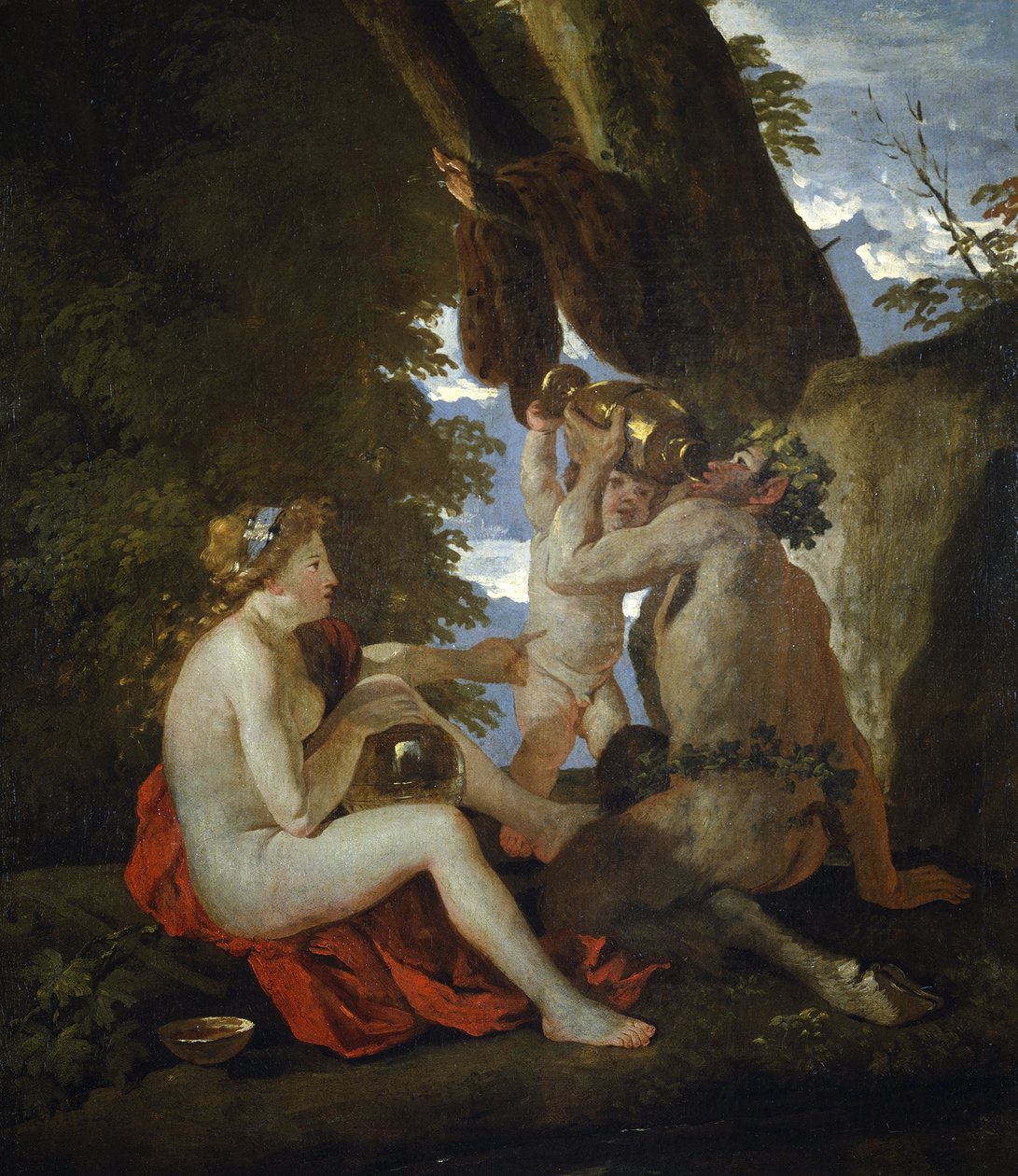 Scena bachiczna, 1626-1628 autorstwa Nicolas Poussin