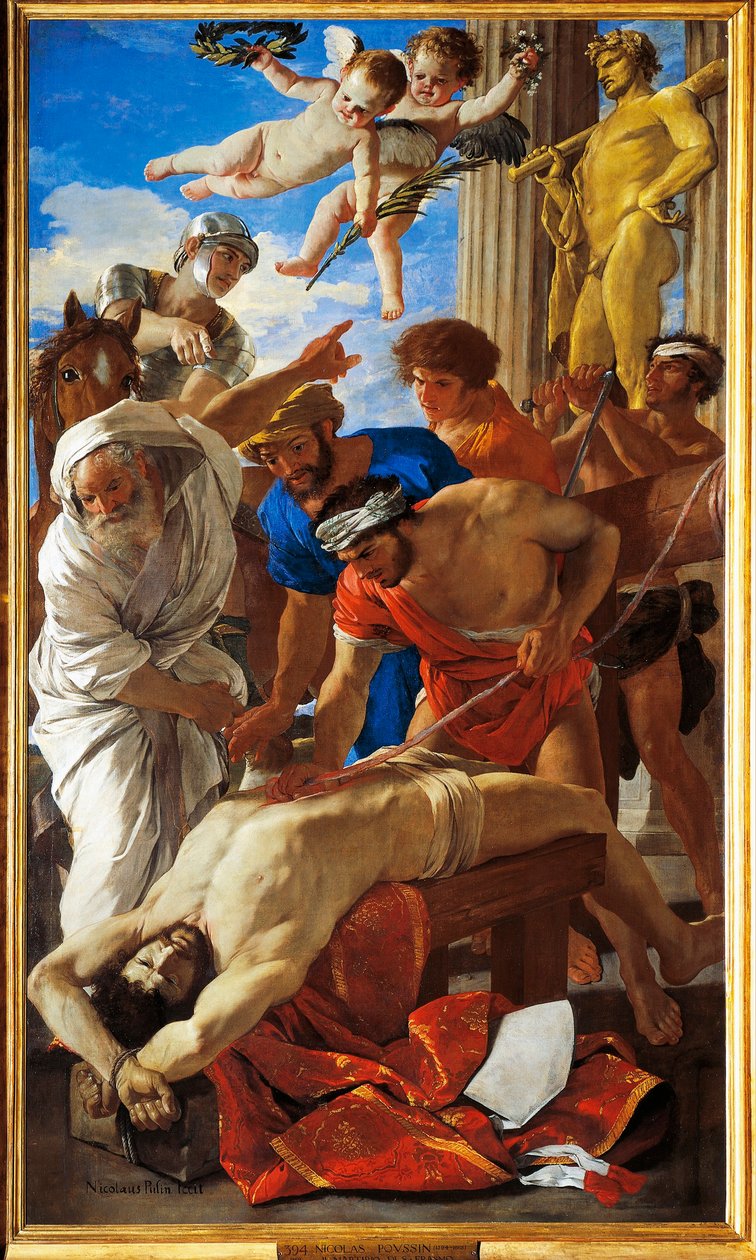 Włochy, Rzym, Męczeństwo św. Erazma autorstwa Nicolas Poussin