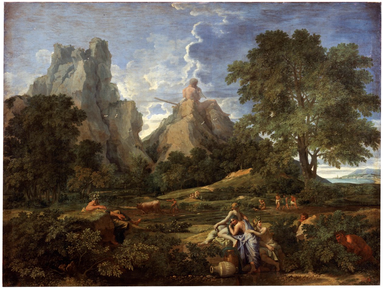 Krajobraz z Polifemem, 1649. autorstwa Nicolas Poussin