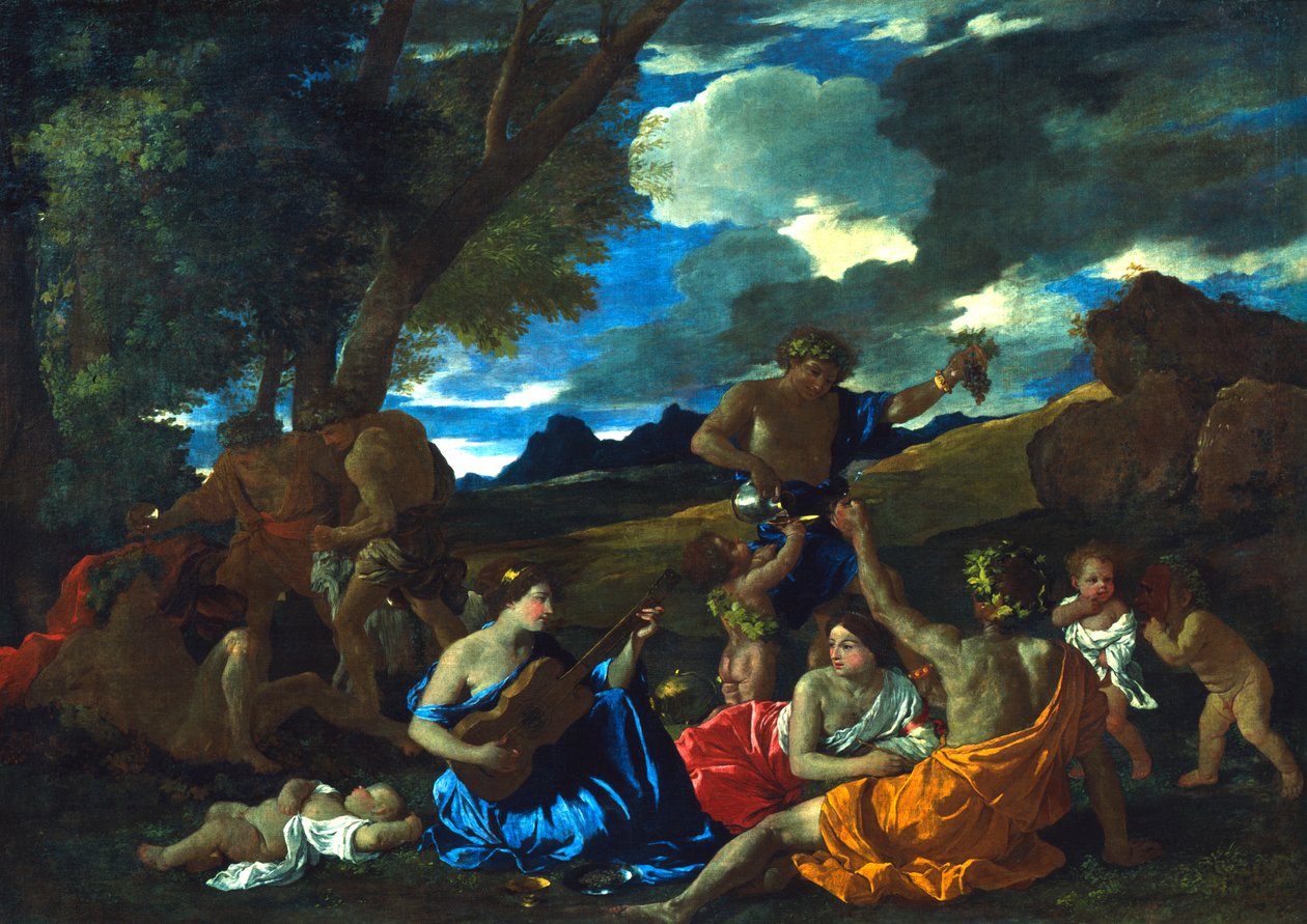 Le Grand Bacchanal, 1627-1628 autorstwa Nicolas Poussin