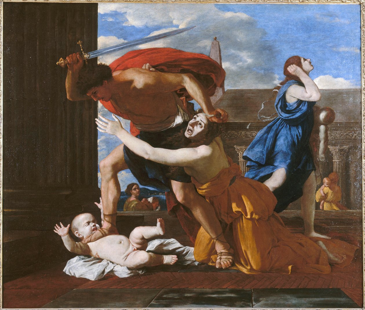 Massaker der Unschuldigen autorstwa Nicolas Poussin