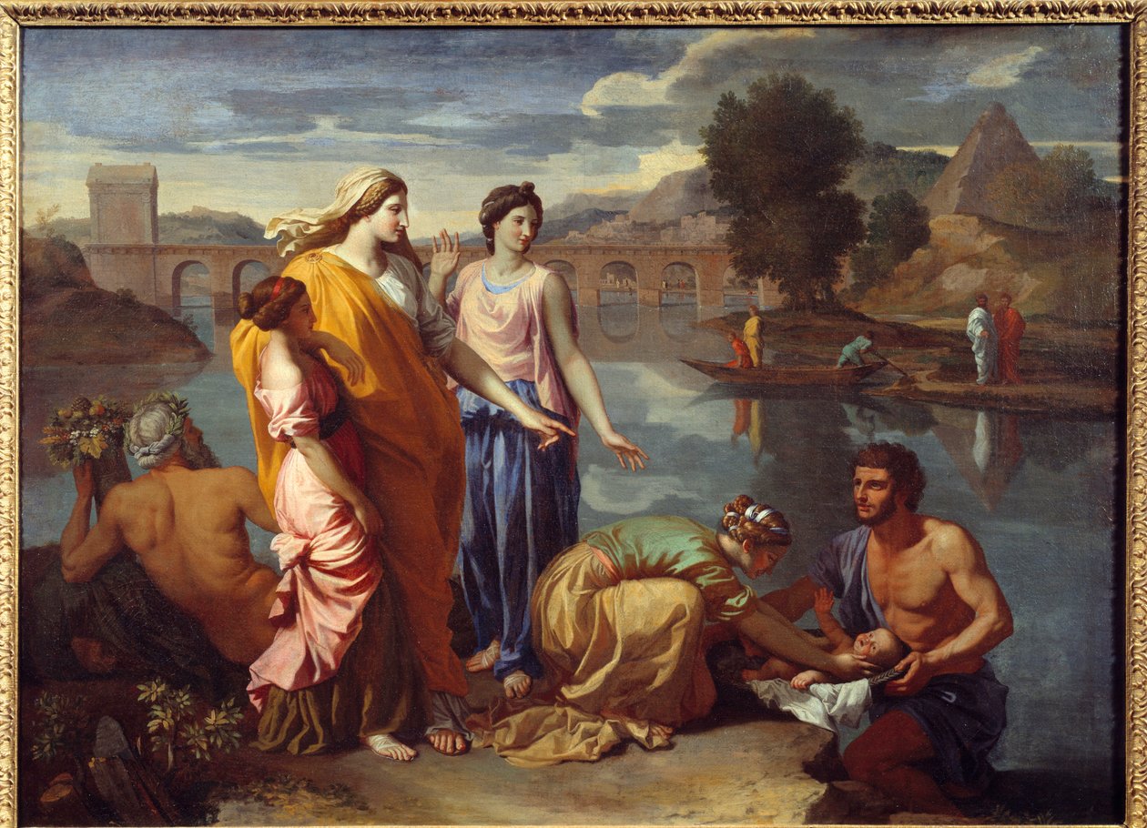 Mojżesz autorstwa Nicolas Poussin