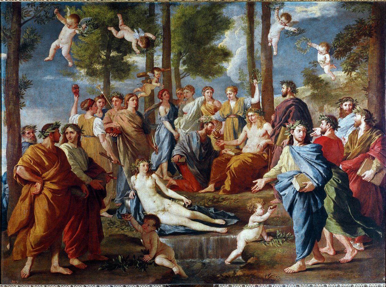 Parnas autorstwa Nicolas Poussin