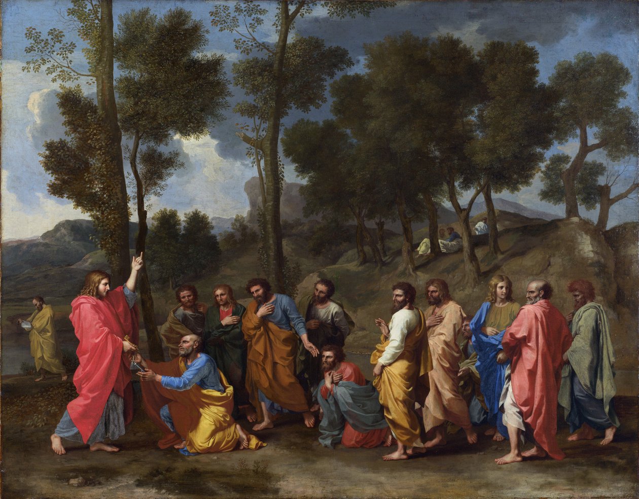 Poussin, Nicolas (1594-1665) Siedem sakramentów: święcenia kapłańskie Olej na płótnie Barok ok. 1637-1640 Francja National Gallery, Londyn 95,2x120,6 Malarstwo autorstwa Nicolas Poussin