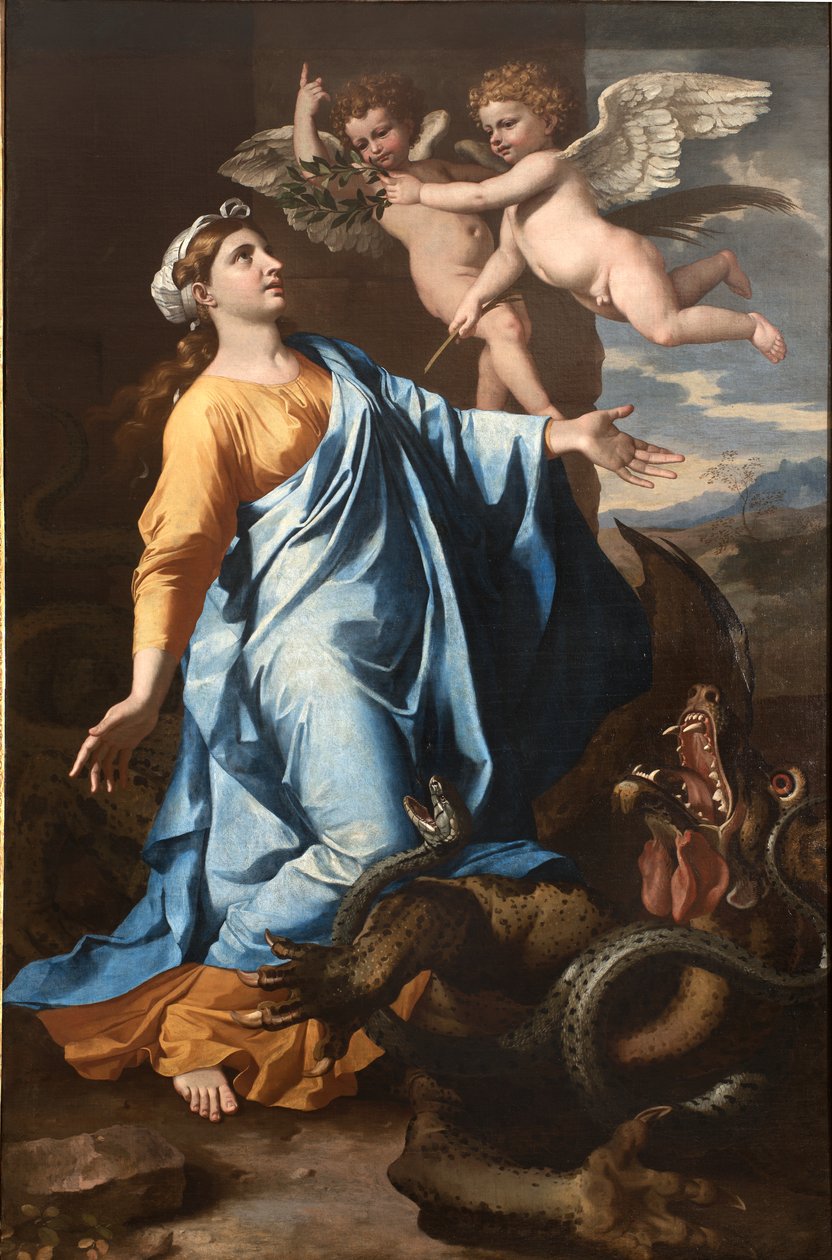 Święta Małgorzata autorstwa Nicolas Poussin