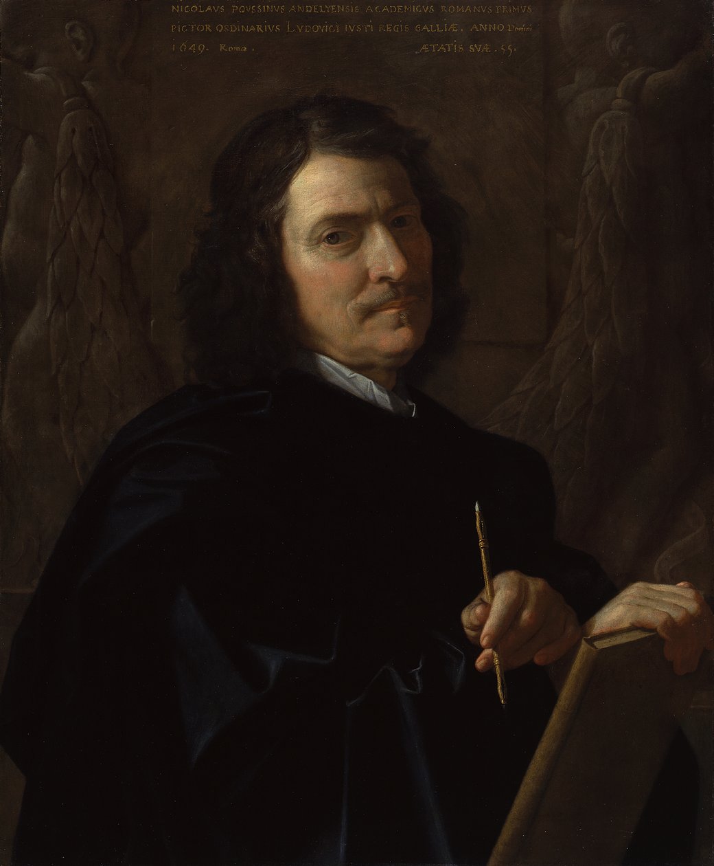 Autoportret autorstwa Nicolas Poussin