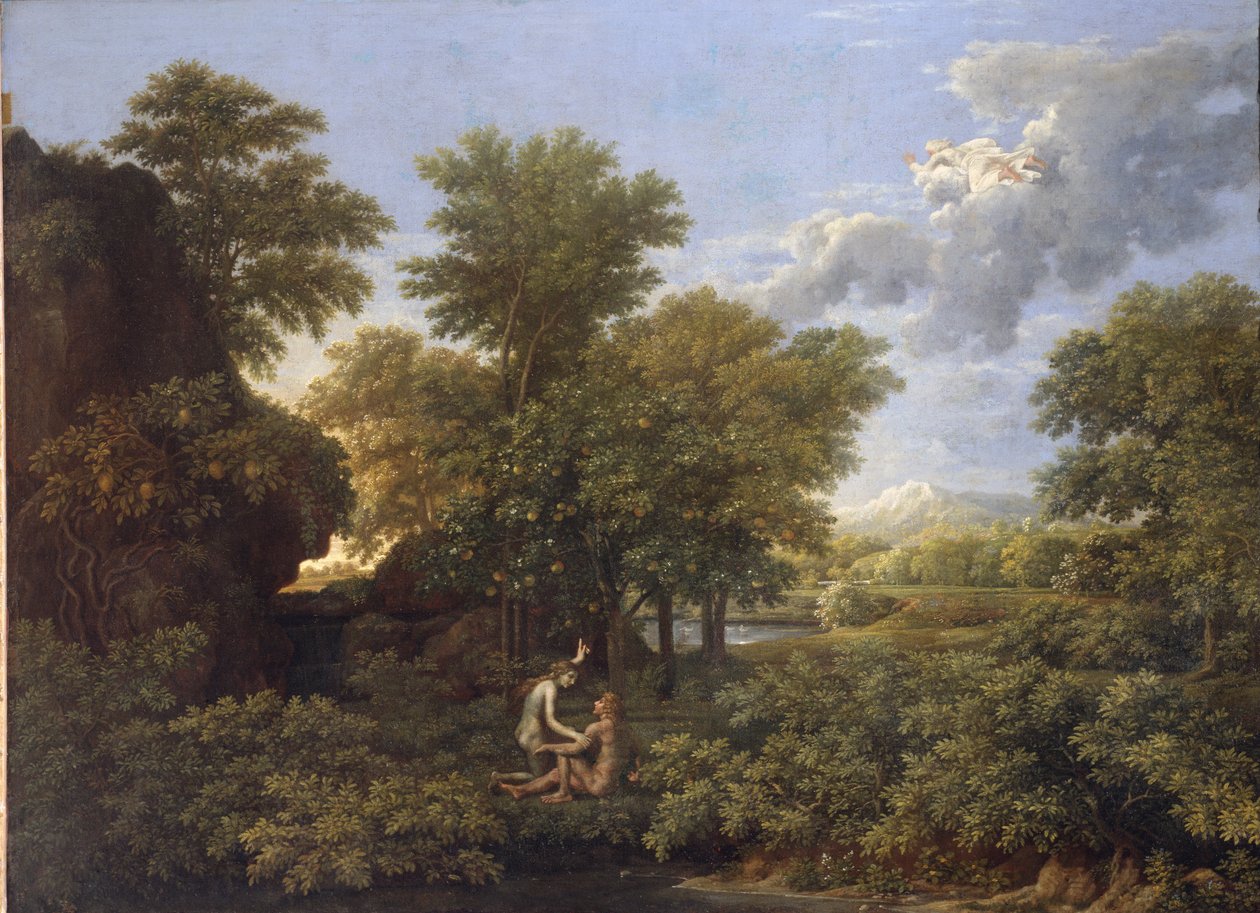 Raj wiosny lub ziemi autorstwa Nicolas Poussin
