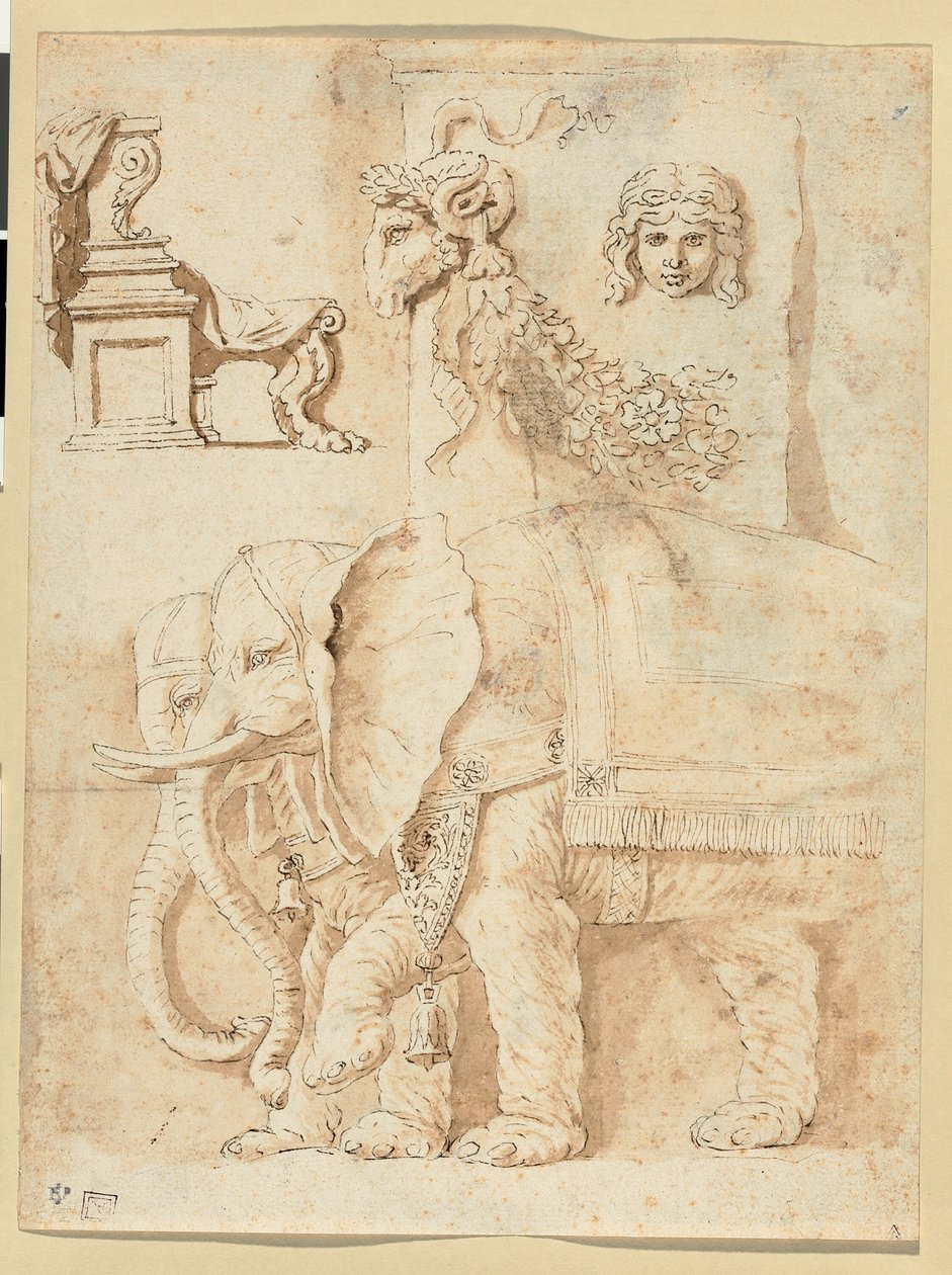 Studia nad Andreą Mantegną, Giulio Romano i antykiem autorstwa Nicolas Poussin