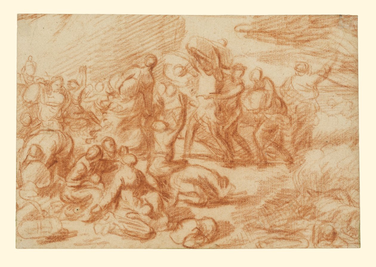 Der Durchzug durch das Rote Meer autorstwa Nicolas Poussin