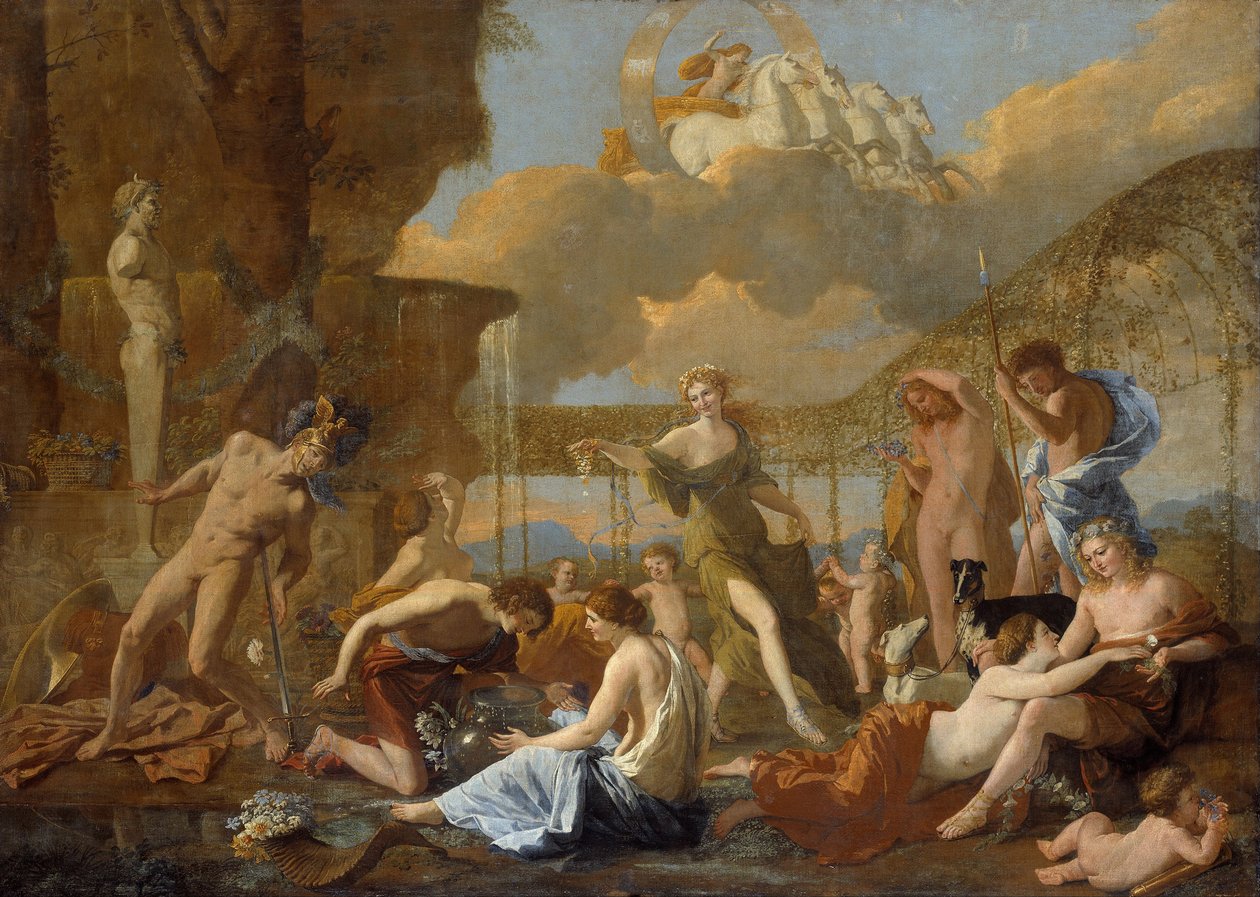 Imperium Flory, 1631 autorstwa Nicolas Poussin
