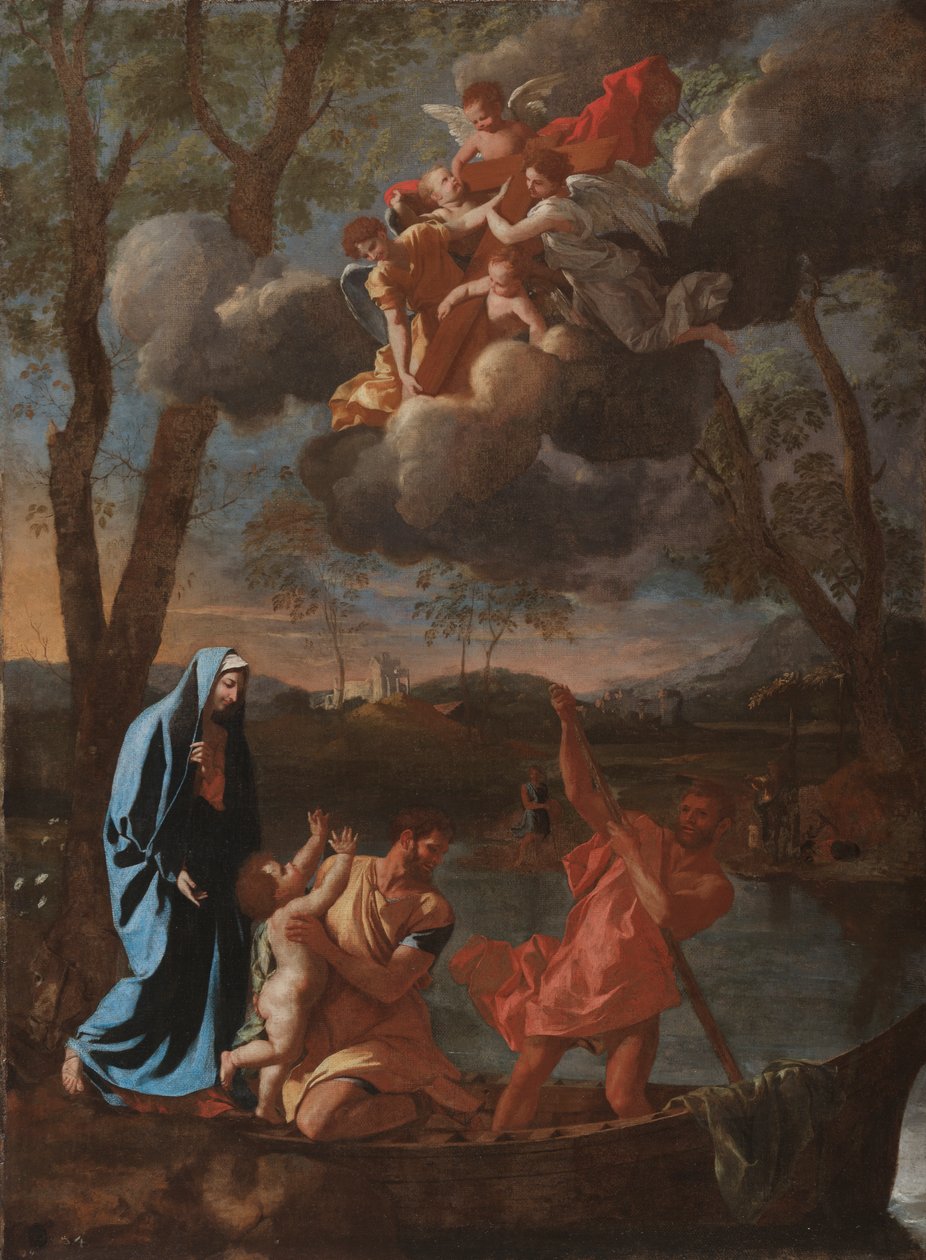 Powrót Świętej Rodziny do Nazaretu autorstwa Nicolas Poussin