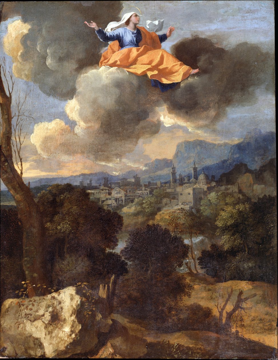 Die Übertragung der Heiligen Rita von Cascia autorstwa Nicolas Poussin