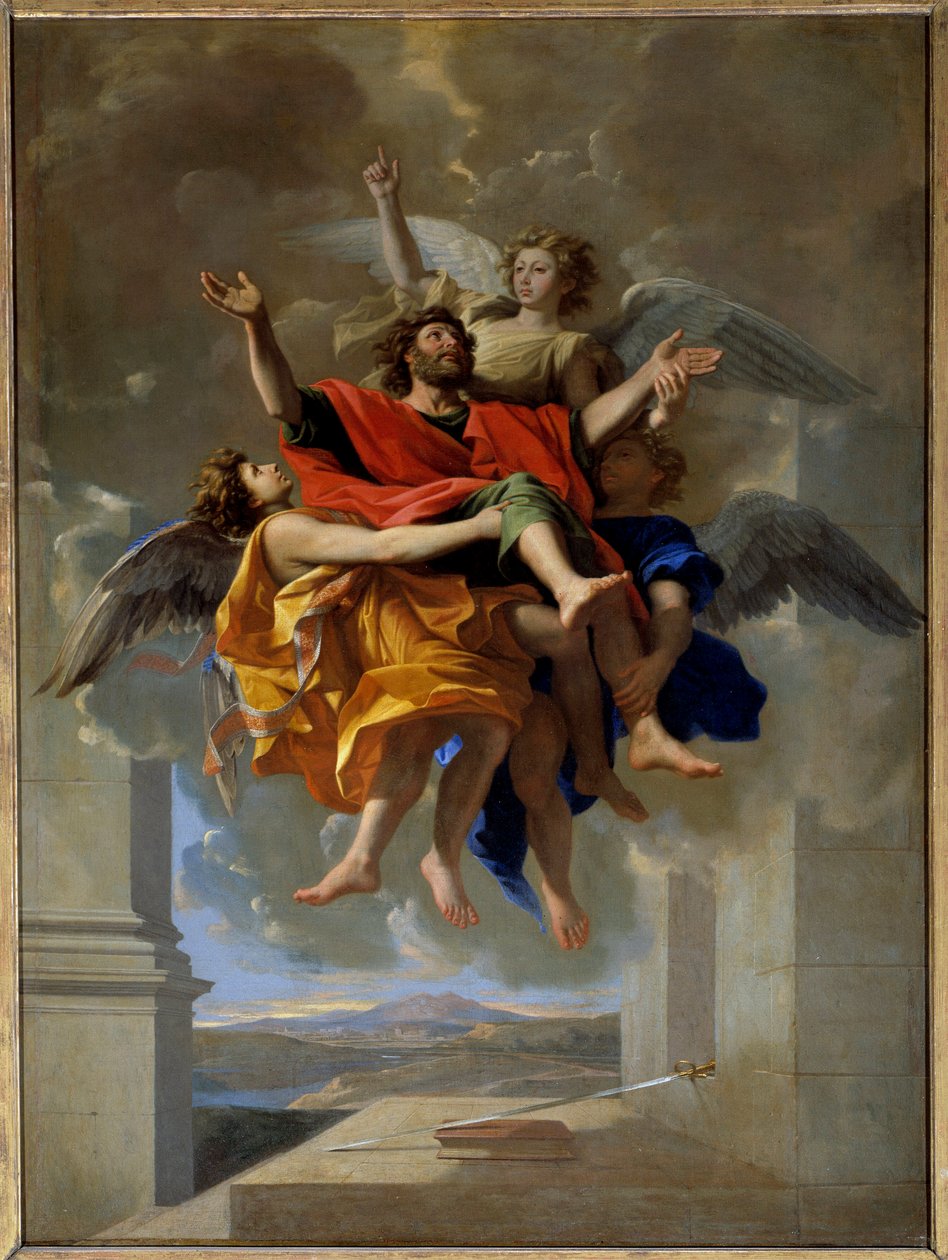 Wizja św. Pawła, 1649-50 autorstwa Nicolas Poussin