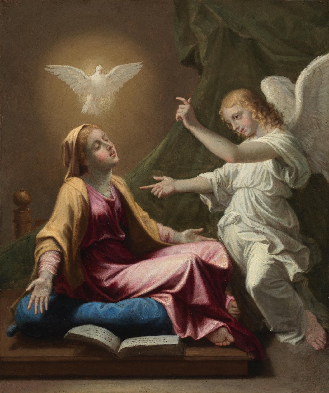 Zwiastowanie autorstwa Nicolas Poussin