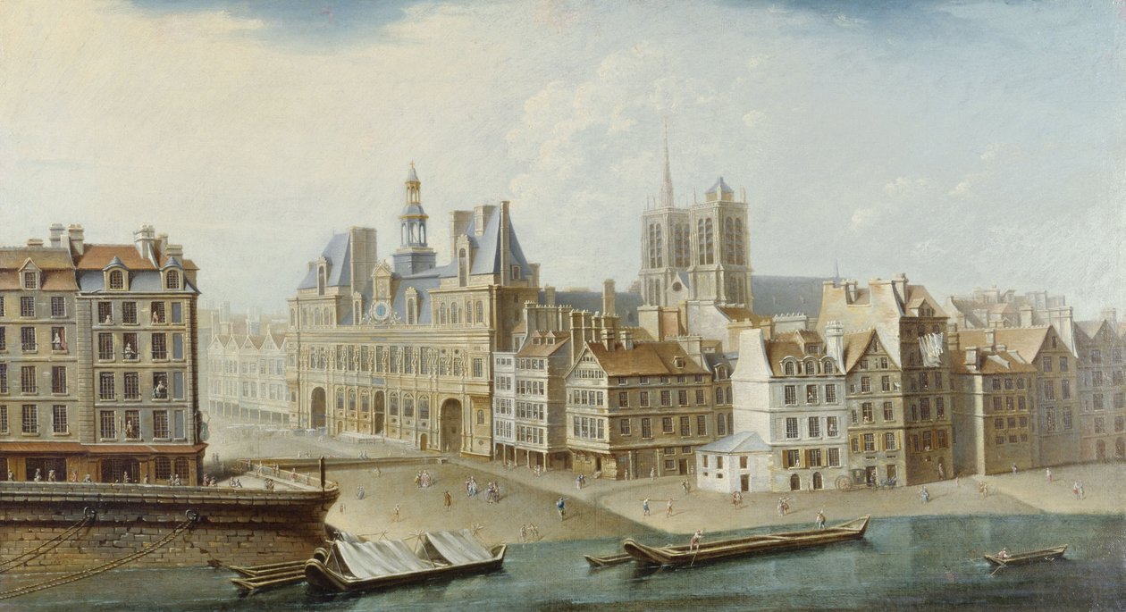 Hôtel de Ville i Place de Grève (obecnie Place de l