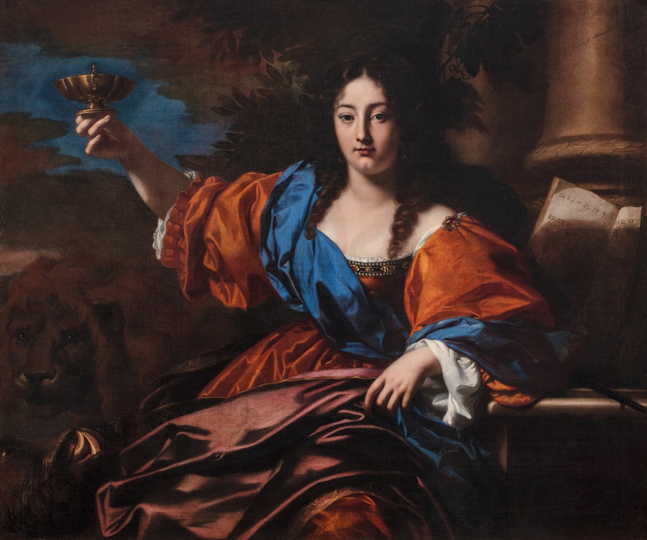 Circe, ok. 1650-60 (olej na płótnie) autorstwa Nicolas Regnier