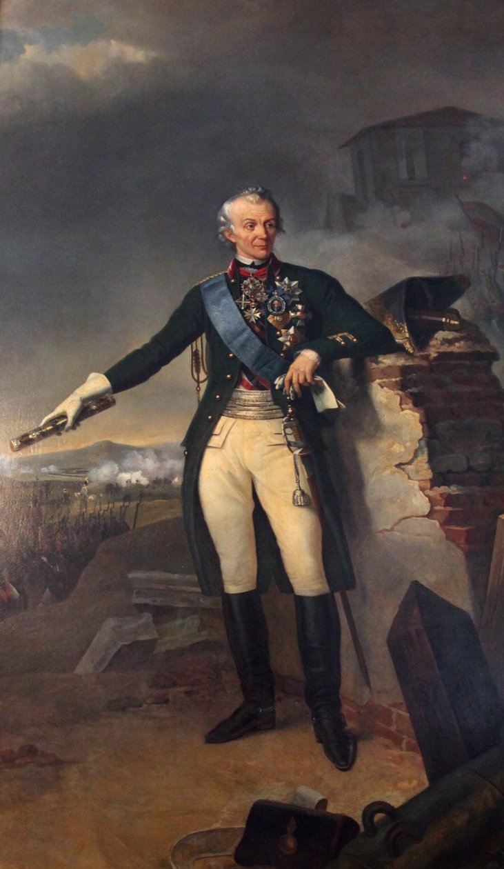 Aleksander Suworow, rosyjski generał, 1833 autorstwa Nicolas Sebastien Froste