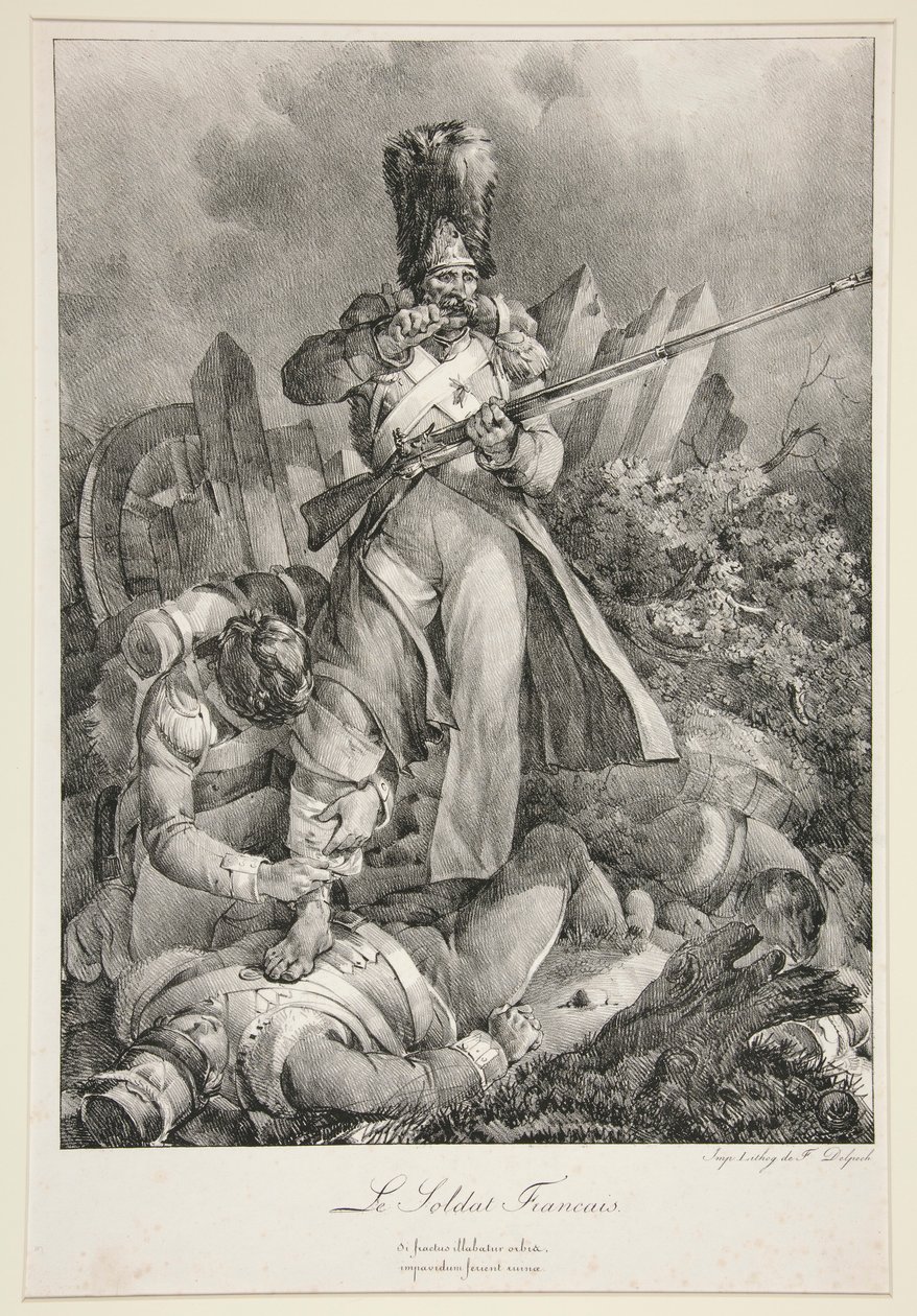 Francuski żołnierz autorstwa Nicolas Toussaint Charlet