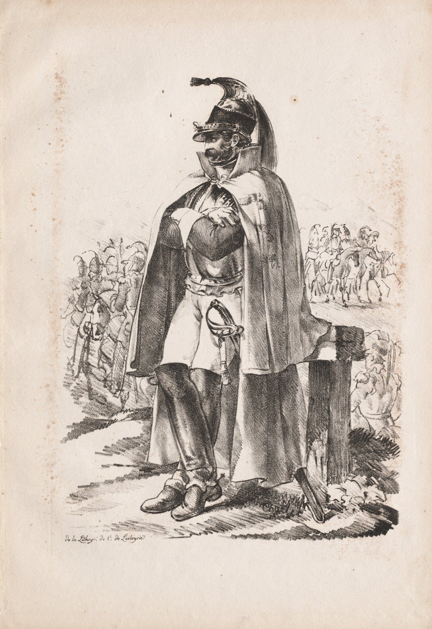 Kostiumy wojskowe: Kawaleria autorstwa Nicolas Toussaint Charlet