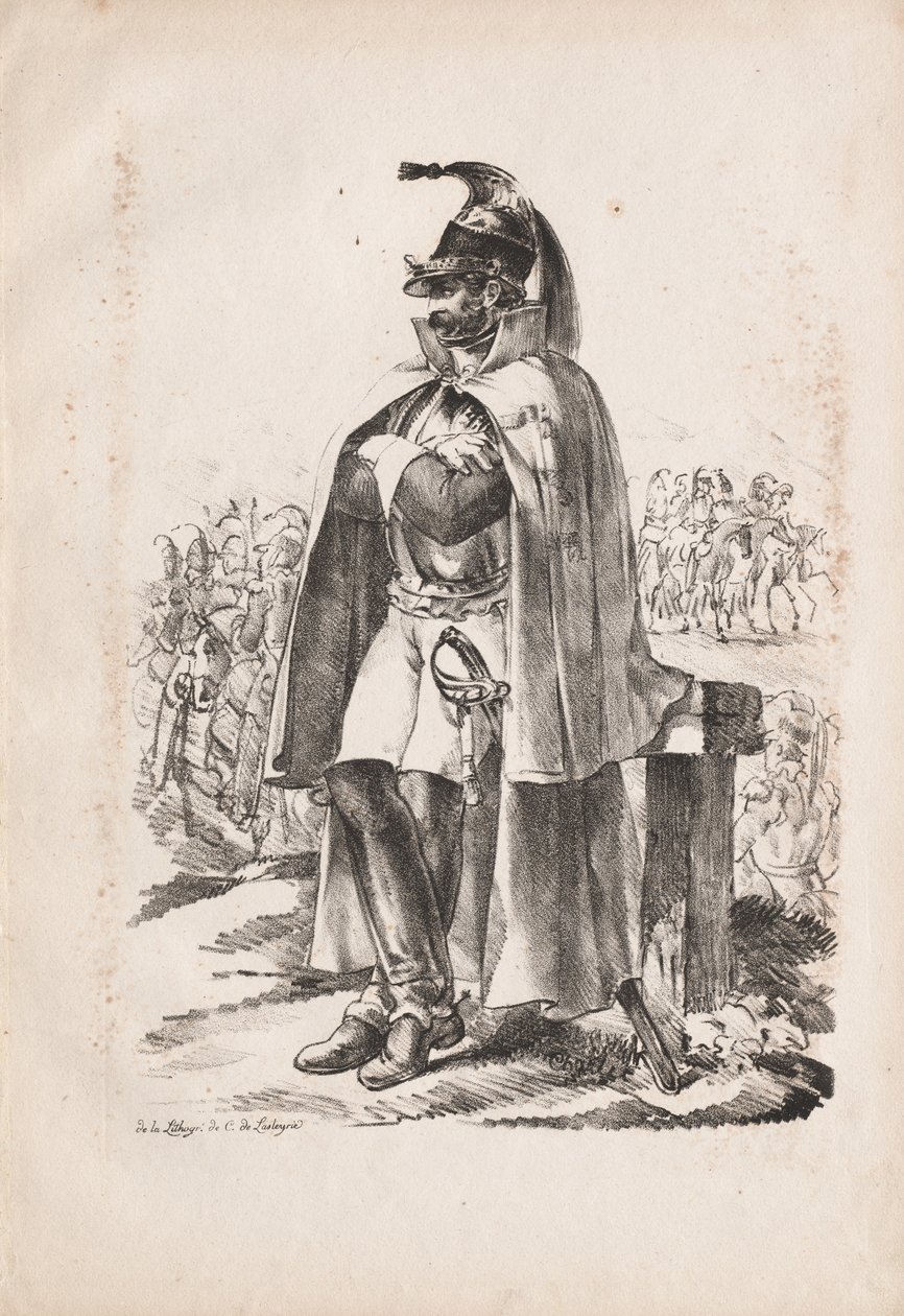 Stroje wojskowe: Kawaleria, 1814-1818. autorstwa Nicolas Toussaint Charlet