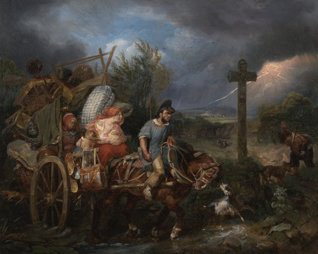 Dyliżans autorstwa Nicolas Toussaint Charlet