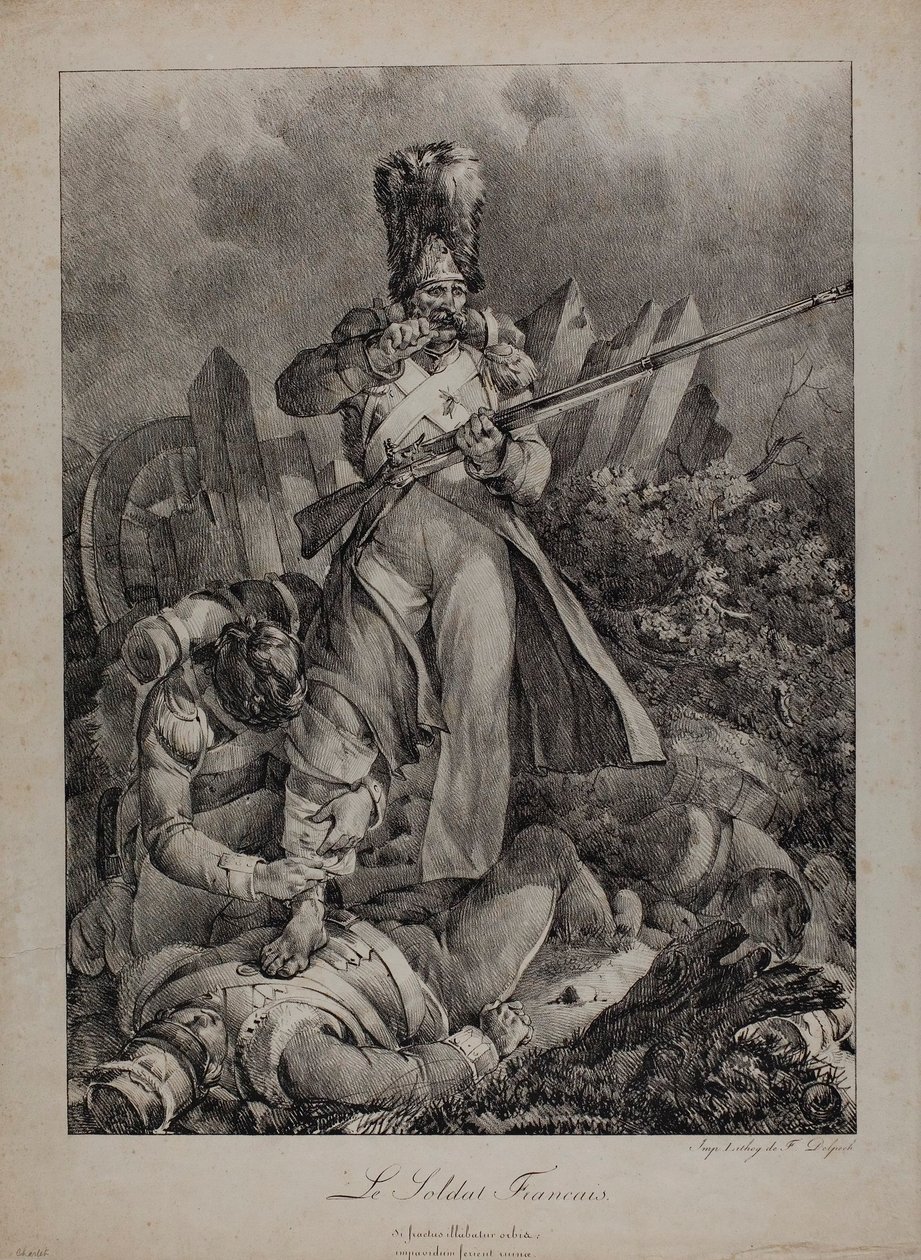 Francuski żołnierz autorstwa Nicolas Toussaint Charlet