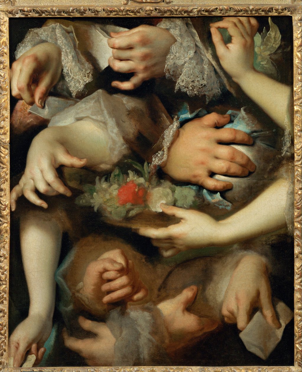 Studium dłoni ok. 1715 ... autorstwa Nicolas de (workshop) Largilliere
