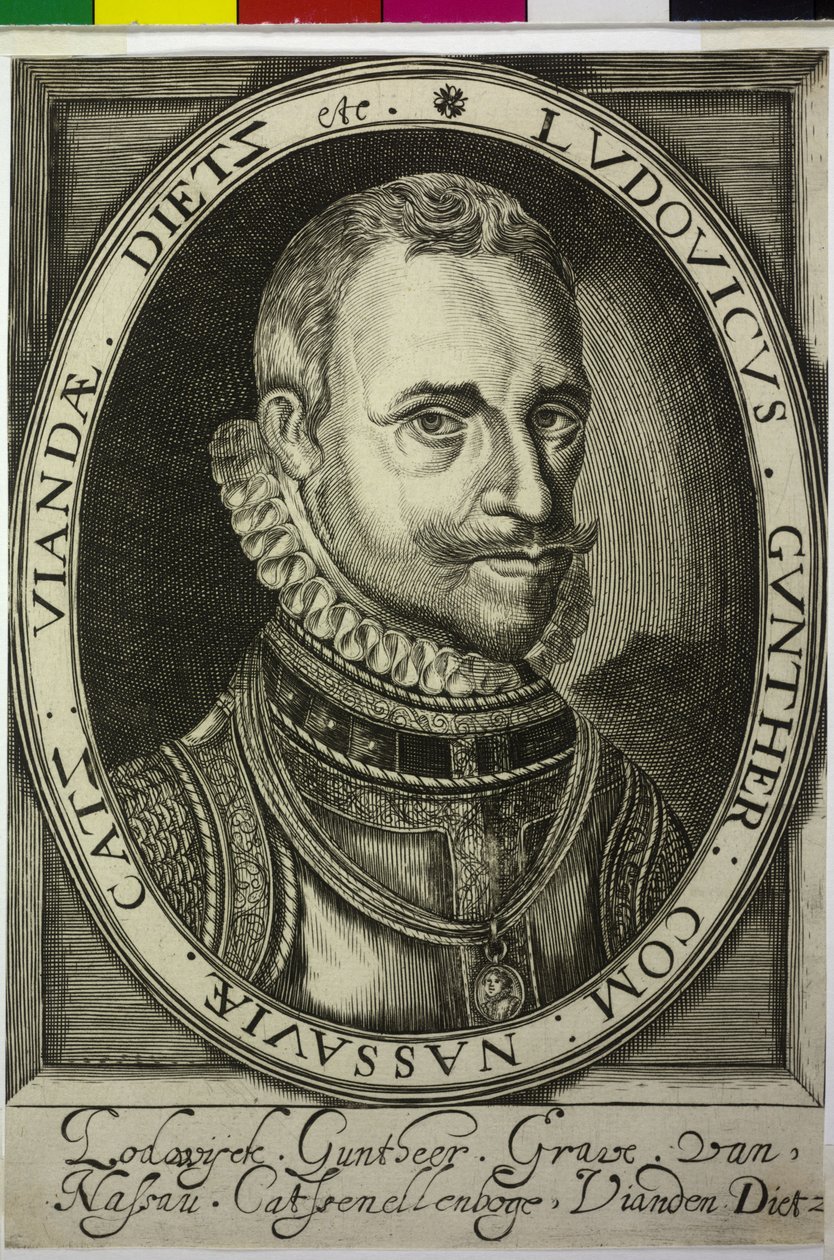 Hrabia Nassau-Dillenburg Lewis Guenther autorstwa Nicolas de Clerck