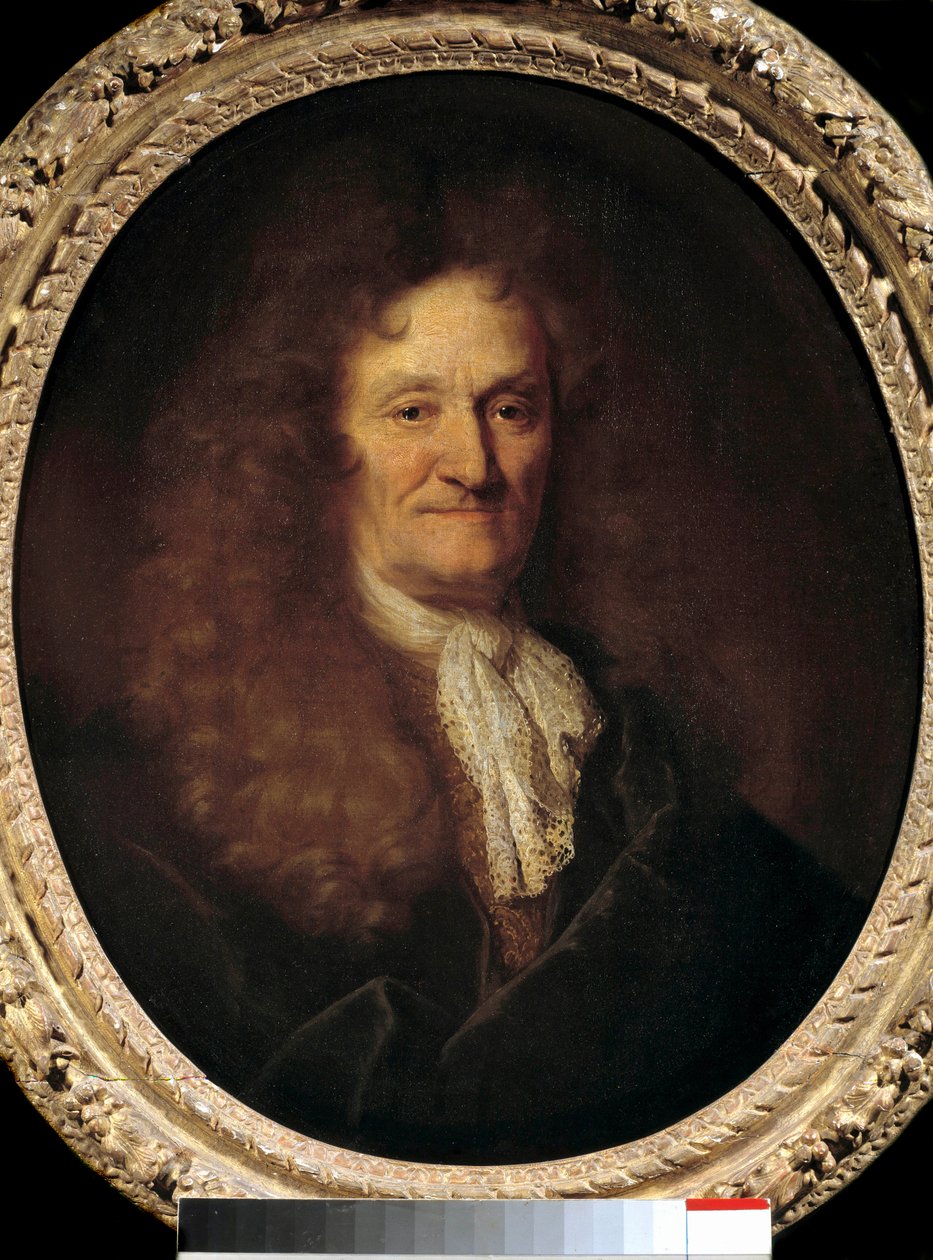Portret Jeana de la Fontaine (1621-1695) autorstwa autorstwa Nicolas de Largillière