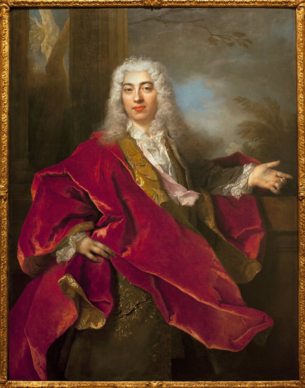 Portret Monsieur de Noirmont (?) - Obraz Nicolasa de Largilliere (1656-1746), olej na płótnie, ok. 1700 (Portret Monsieur de Noirmont, autorstwa Nicolasa de Largilliere, olej na płótnie, ok. 1700) - Muzeum Sztuki Starożytnej Lizbony (Portugalia) autorstwa Nicolas de Largillière
