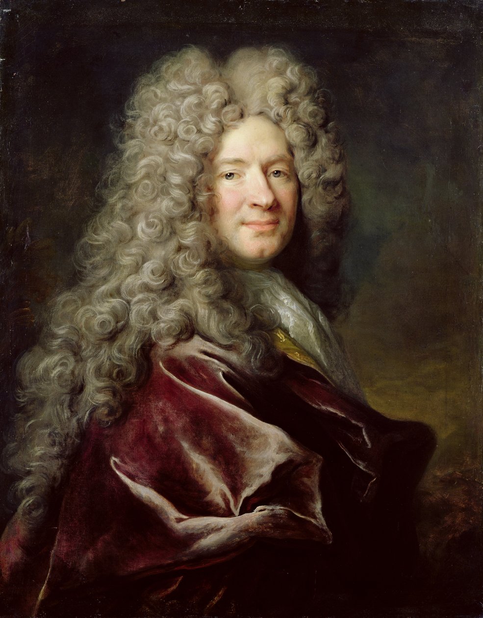 Portret mężczyzny w fioletowej szacie, ok. 1700 (olej na płótnie) autorstwa Nicolas de Largillière