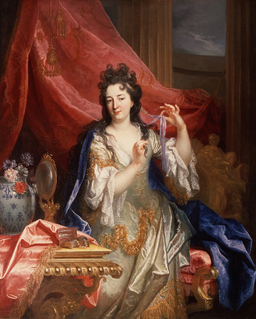 Portret kobiety, ok. 1696 (olej na płótnie) autorstwa Nicolas de Largillière