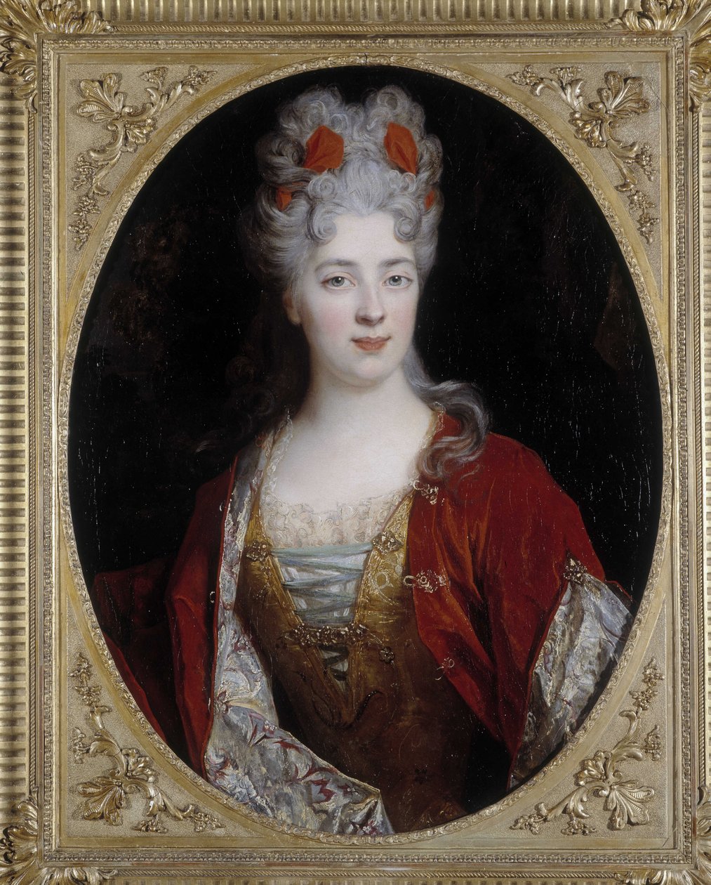 Portret kobiety. Obraz Nicolasa de Largilliere (1656-1746) (olej na płótnie) autorstwa Nicolas de Largillière
