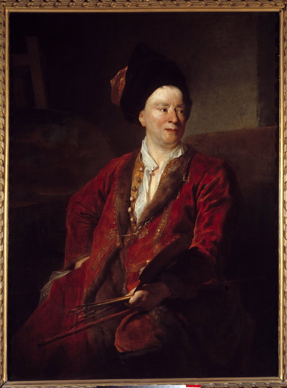 Portret malarza Jean Baptiste Forest (1636-1712) Obraz Nicolasa de Largilliere (1656-1746) 1704 Nd. 1,29x0,96 m Lille, musee des Beaux arts - Portret malarza Jeana Baptiste Forest (1636-1712). Obraz Nicolasa de Largilliere (1656-1 autorstwa Nicolas de Largillière